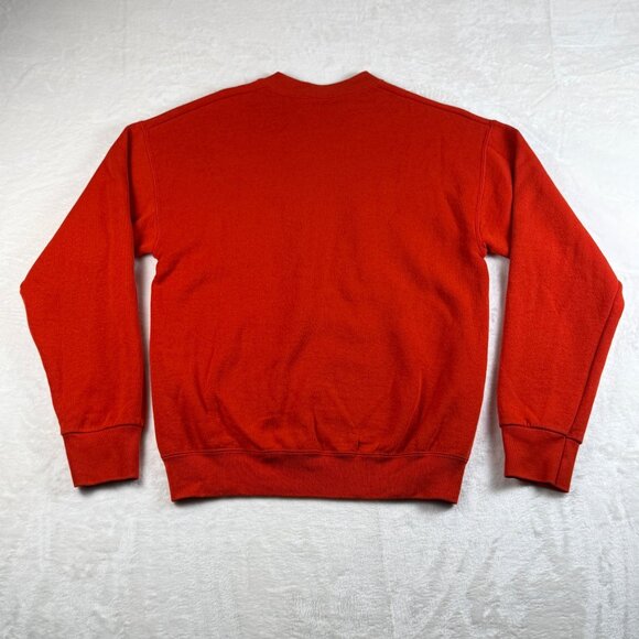 Vintage Chicago Bulls Crewneck Basketball Sweatshirt NBA Graphic Red - Picture 6 of 7
